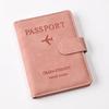 PU Leather Passport Cover Multi Card Slots ID Card Holder Document Cover Passport Holder Ticket Clip Travel Accessories Wallets