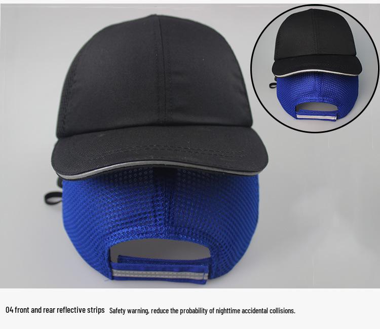 Lightweight Impact-Resistant Hard Hat Cap for Construction Safety