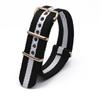 Rose Gold Buckle Nylon Watch Strap - Canvas Replacement for DW Watches