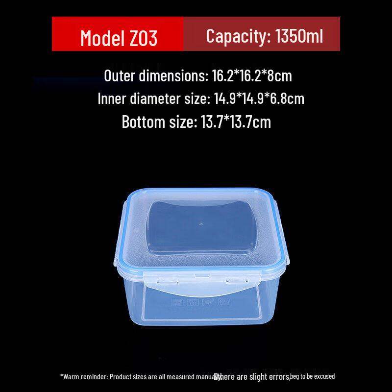 Kitchen 8 Plastic Food Storage Container