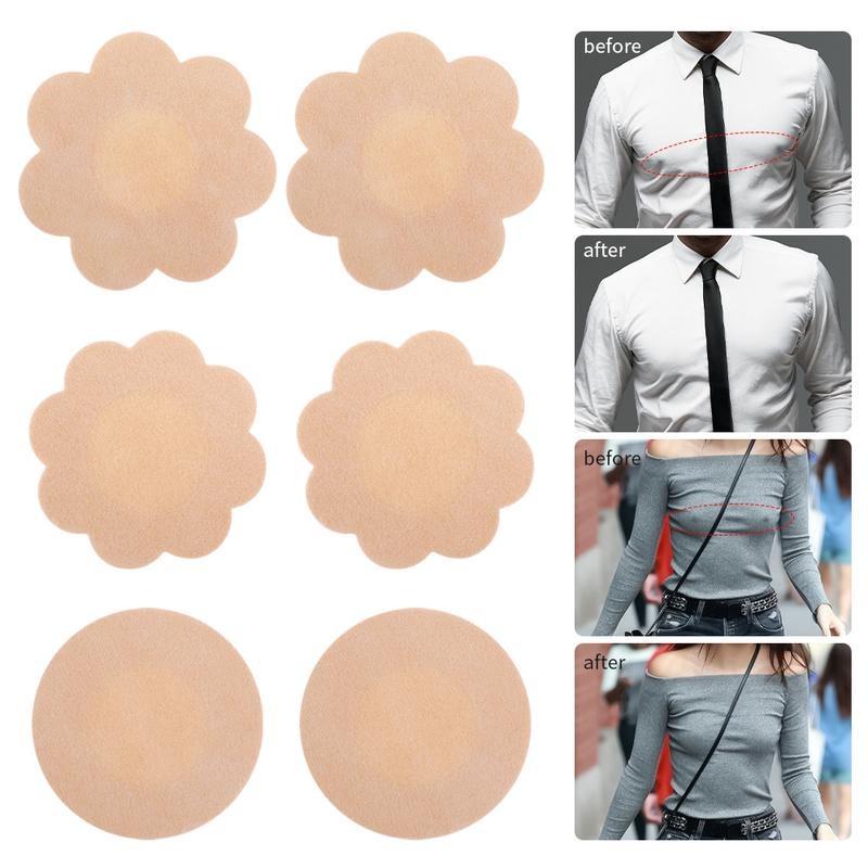 10PCS Women Invisible Breast Lift Tape Overlays on Bra Sexy Nipple Stickers Chest Covers Nipple Pasties Protection