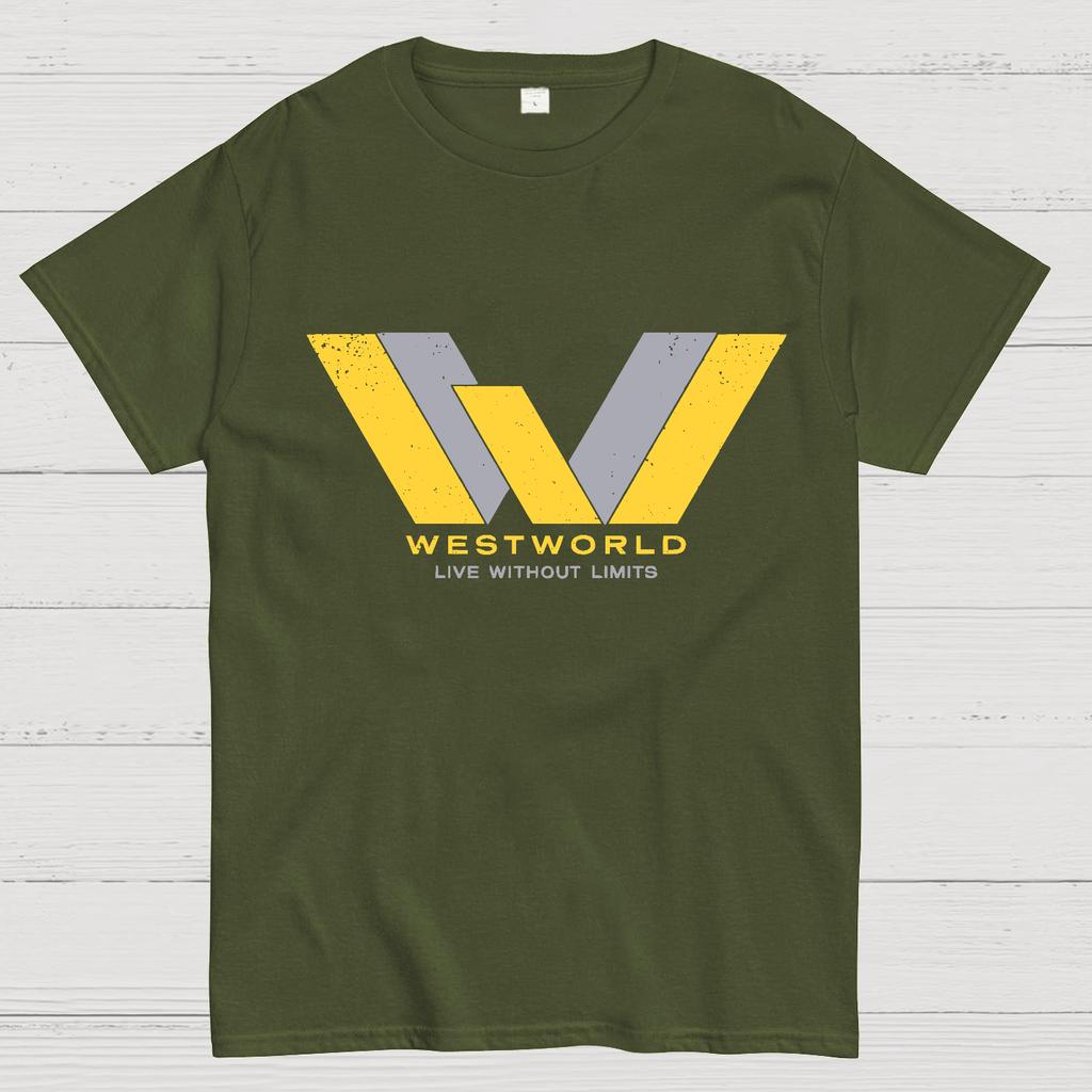 Westworld Live Without Limits Limitless Cotton Summer Casual Cool Loose T-Shirt