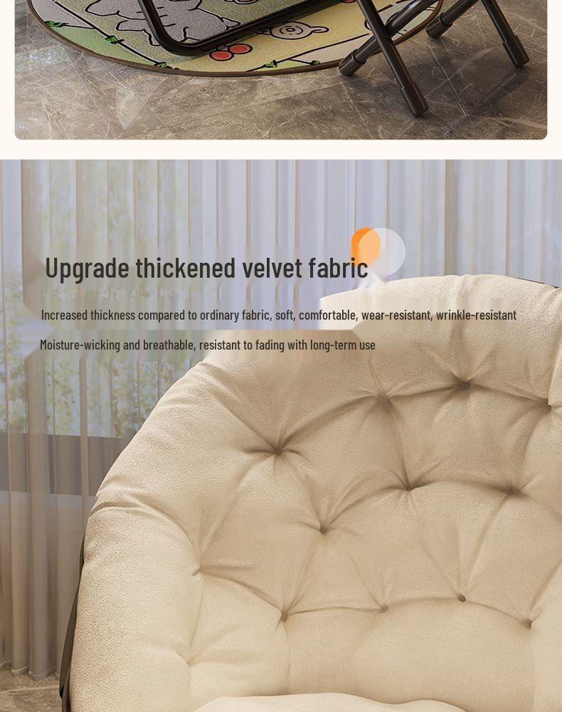 Foldable Recliner Chair: Versatile for Office, Naps, and Dorms - Ideal for Sitting, Sleeping, and Relaxing.