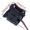Black Car H7 Low Beam Lamp Headlight Bulb Holder Adapter Harness Fit For