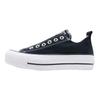 Converse Chuck Taylor All Star Lift Slip Ox Black Women Sneakers White 563456C