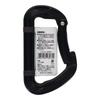 Sankyo Corporation DBLTACT Aluminum Forged Black Carabiner, DT-AKS-B