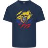 Torn Ecuador Flag Ecuadorian Day Football Unisexs Light Cotton TShirt