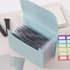 Nail Art Template Plate Storage Book Holds 20 Slot Stamping Plates Compact Design for Salon Professional Studio