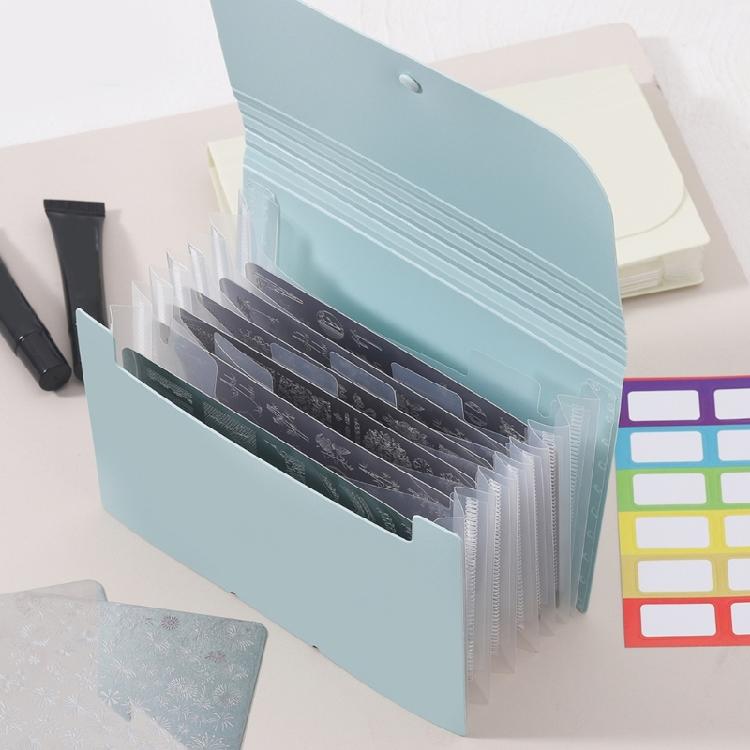 Nail Art Template Plate Storage Book Holds 20 Slot Stamping Plates Compact Design for Salon Professional Studio