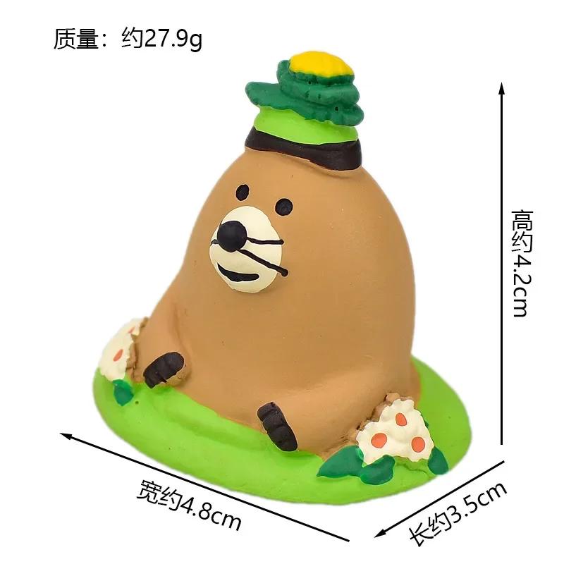 1pc Japan Zakka Spring Garden Japan Miniature Figurines Resin Craft Toys Bookshelf Decoration Collectible Scene Decoration