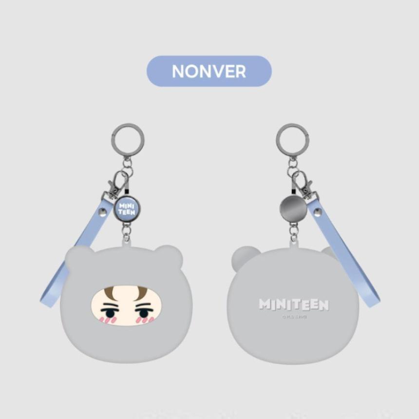 PORTACHIAVI CON AVVOLGITORE MINITEEN MERCHANDISE SEVENTEEN, Ufficiale, Originale, Autentico, KPOP