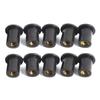 10pcs Motorcycle M4 M5 Metric Rubber Well Nuts Windscreen Fairing Cowl Anodized Aluminum Moto Screws Bolts Accessories