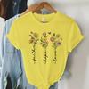 Faith Hope Love Vintage Boho TShirts Women Christian Tshirts Short Sleeve Trendy Tee Shirt Tops Women Religious Faith T Shirts
