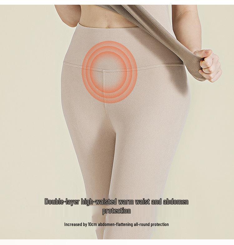 Women's Graphene Heated Long Sleeve Underwear Set with Padded Top & Leggings