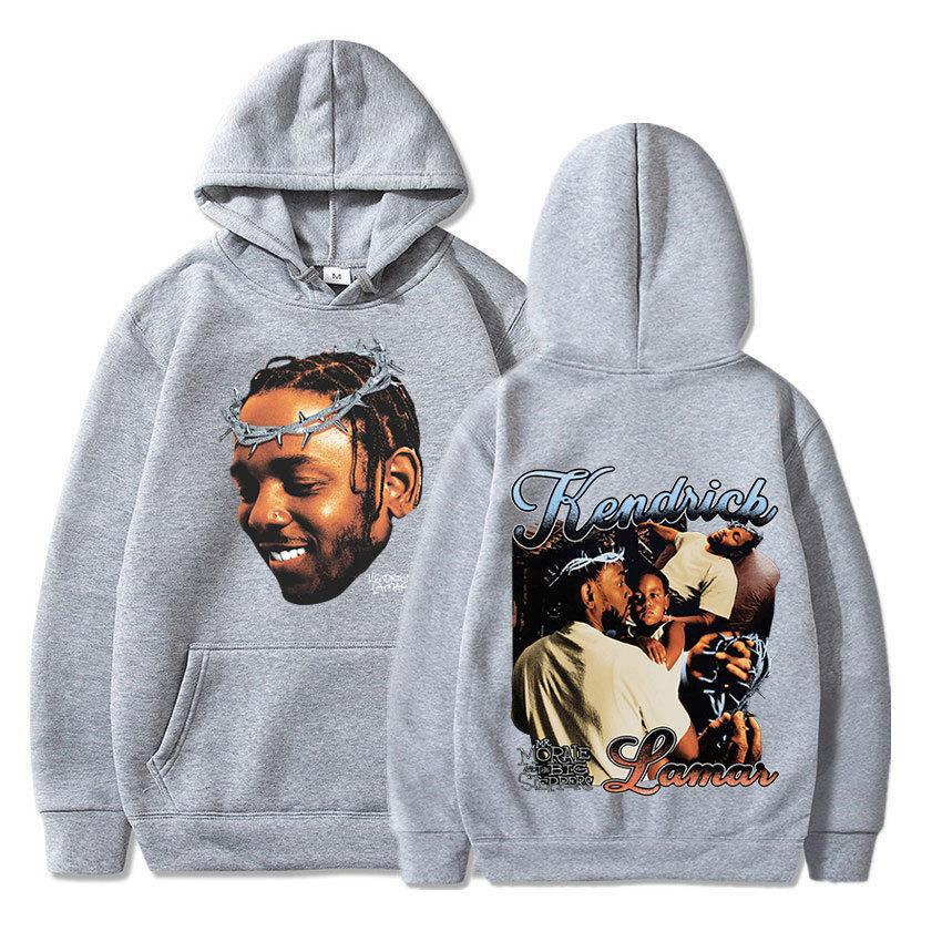 Kendrick Lamar Hoodie Music Album Mr Morale The Big Steppe Fabric Street Fashion Hoodie Casual Street Skating Cyberpunk Style