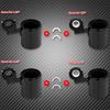 Motorcycle Black Handlebar Cup Holder Adjustable 22mm-32mm For Harley Sportster XL72 48 1200 883 Dyna Softail Touring Breakout
