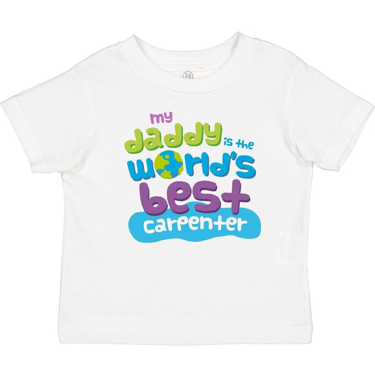 Inktastic Carpenter Daddy Outfit For Son Baby T-Shirt Builder Work Childs Boy Of 100