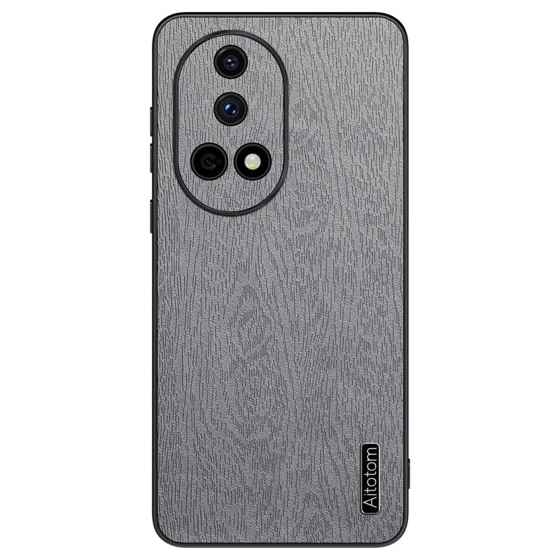 

For Huawei nova 13 Case Wood Texture PU Leather Coated PC+TPU Phone Cover C