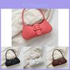 Stylish Vintage Baguette Bag Pu Leather Trendy Shoulder Bag For Women 2023 Summer