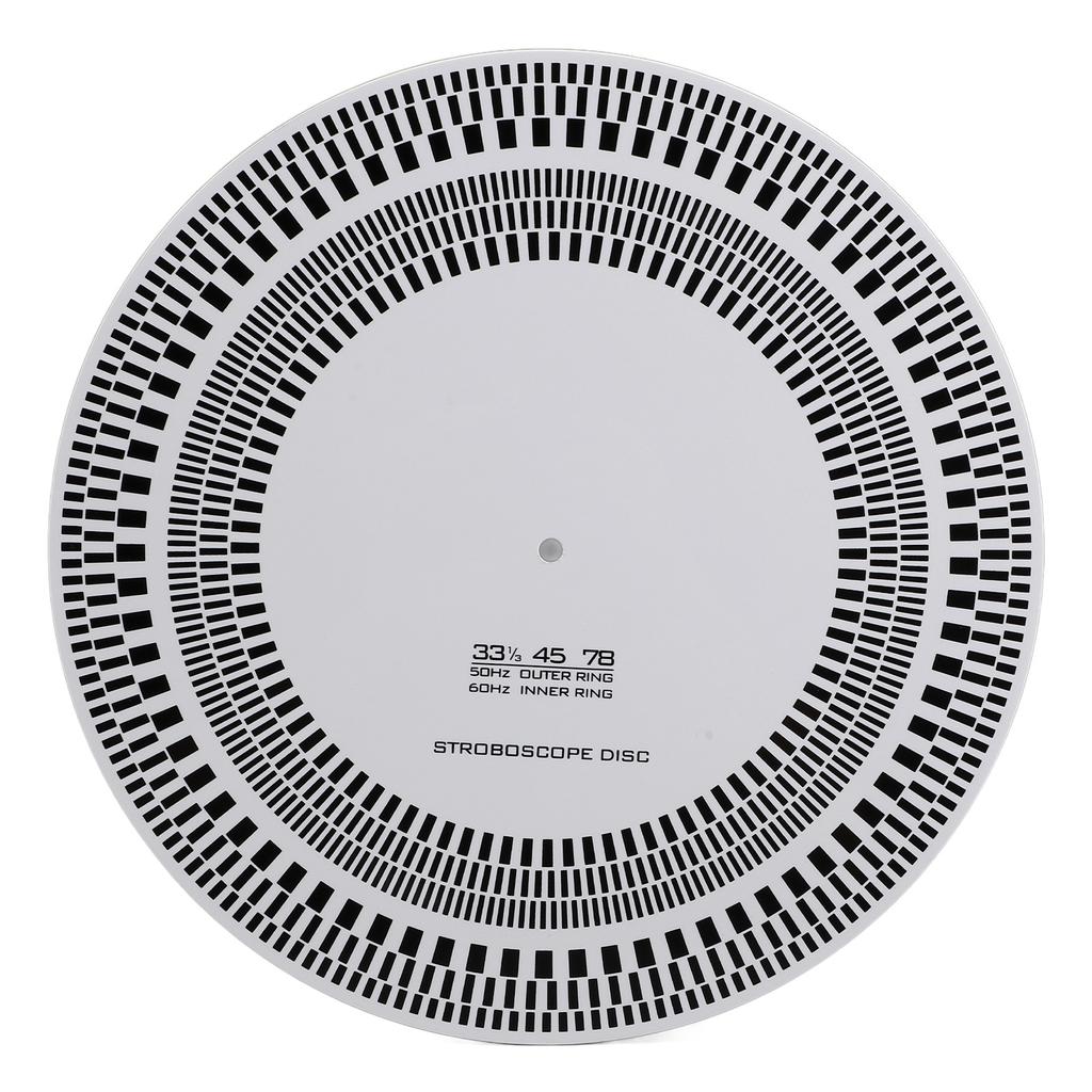 Record Player Speed Disk 297mm Diameter 3mm Thickness Adjustable Turntables Calibration Disc