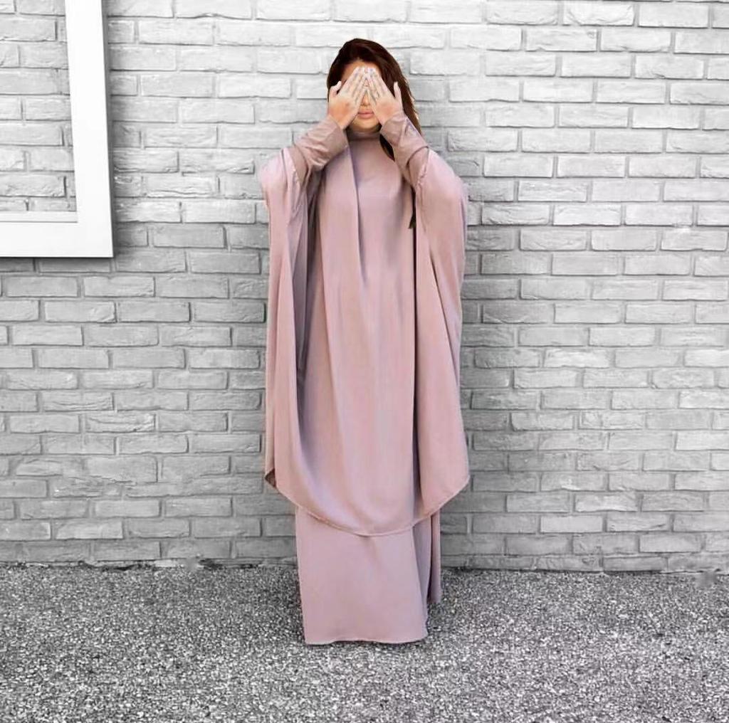 New 2022 Solid Color Swing Dress Robe Set