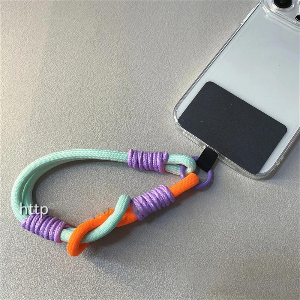 Bracelet anti-perte pour téléphone portable, joli nœud, chaîne pour Flip 4, corde colorée
