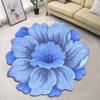 Peony Lotus Floor Mat Special-shaped Blanket Baby Crawl Door Gasket  Living Room Tea Table Bedside