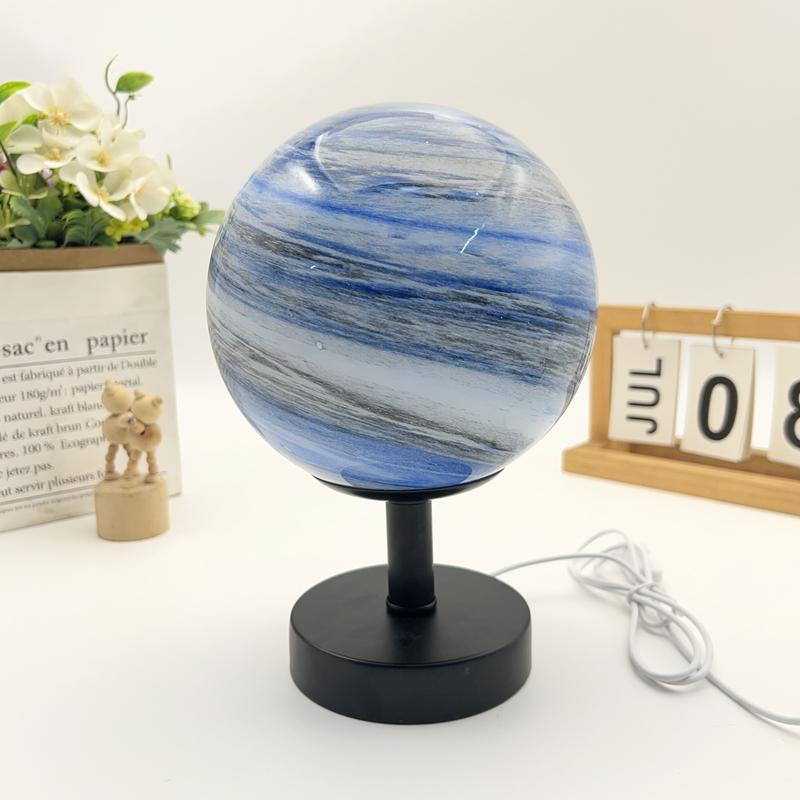 Kid Gift Planet Table Lamp Home Decoration Beside Bedroom Desk Lamp Modern Design Oriented Ornaments Atmosphere Night Lighting