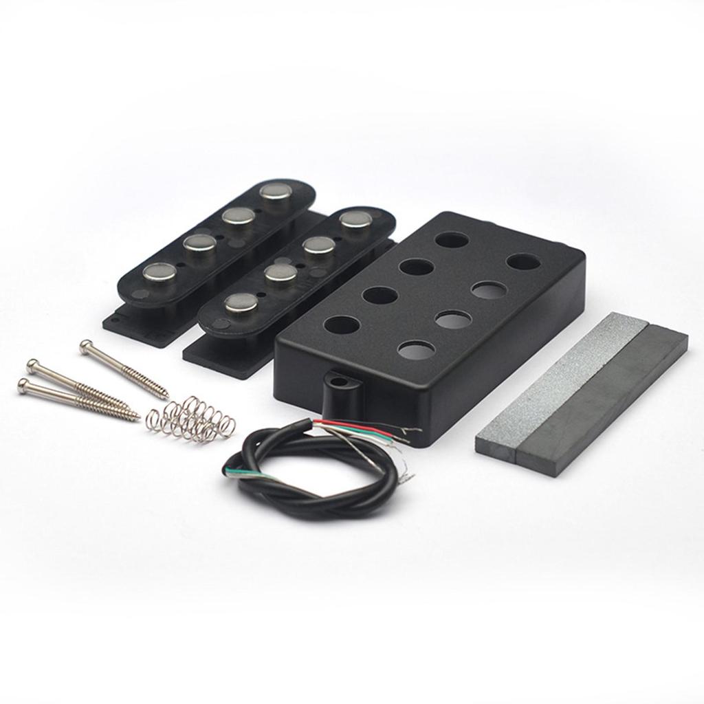 Double Coil Pickup Guitar Accessory Quick Response Neck Bridge for Electric Guitar DIY and Replacements
