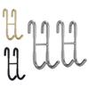 Shower Door Hook Stainless Steel Over the Frameless Glass Door Hanger for Bath Towels Clean Ball Squeegee Holder Rack S-Shape