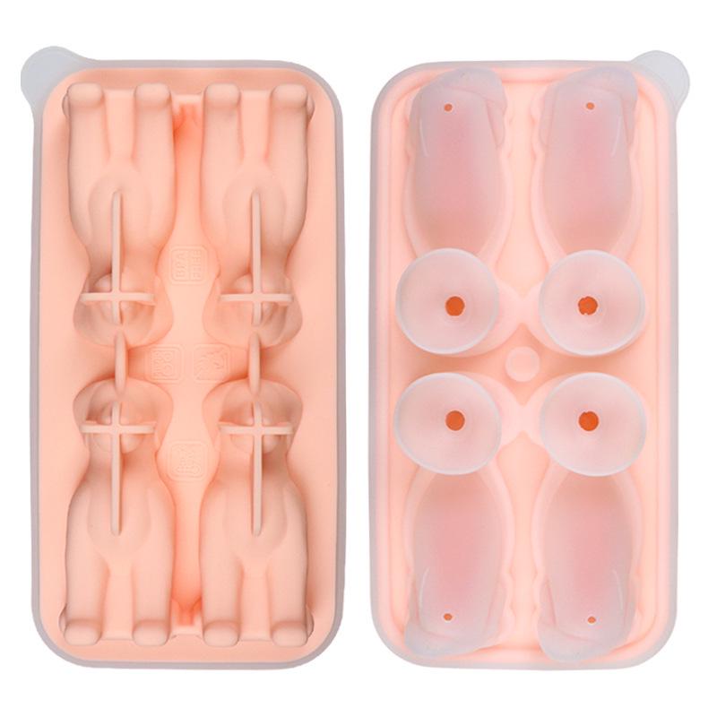 Penguin, French Bulldog, and Alpaca Silicone Ice Cube Mold for Drinks