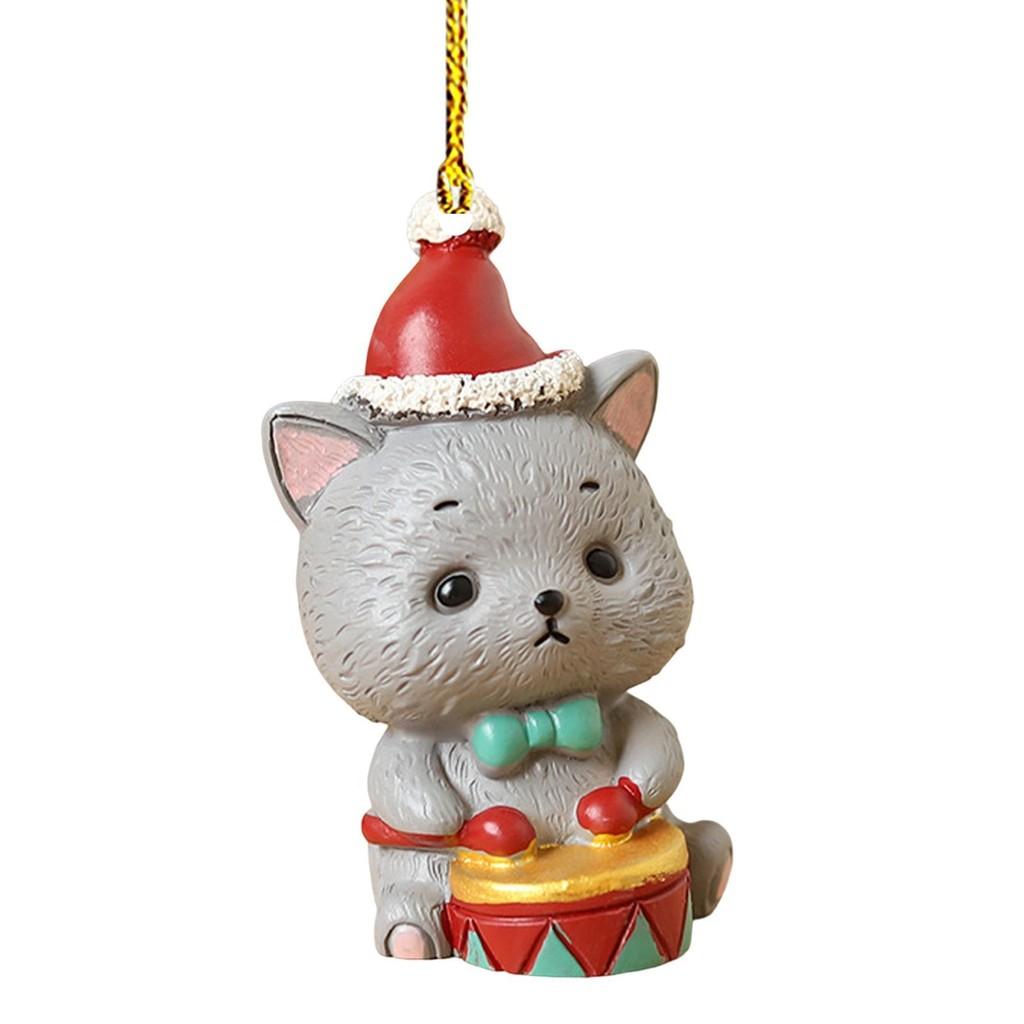 

Акриловый Очаровательный Мультяшный Рождественский Подвесной Декор Милый Животный Декор Для Интерьера Автомобиля золотой