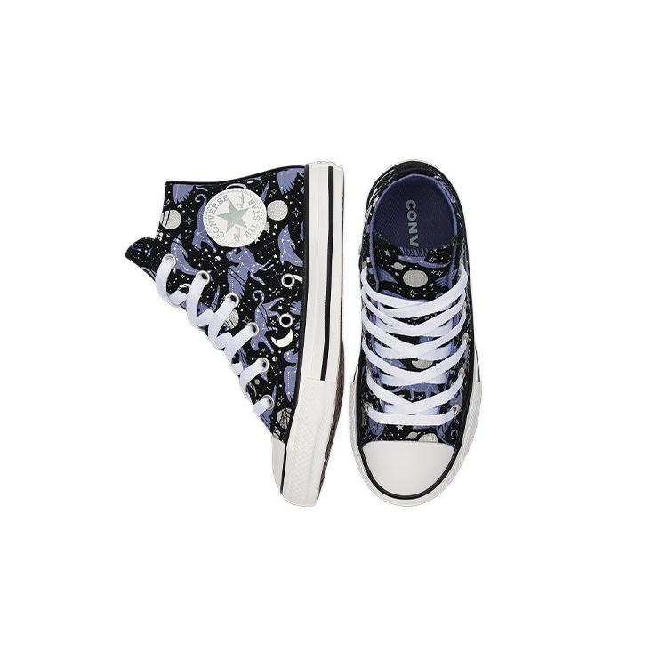 Converse Chuck Taylor All Star 'Black Light Purple' Kids' 672370C