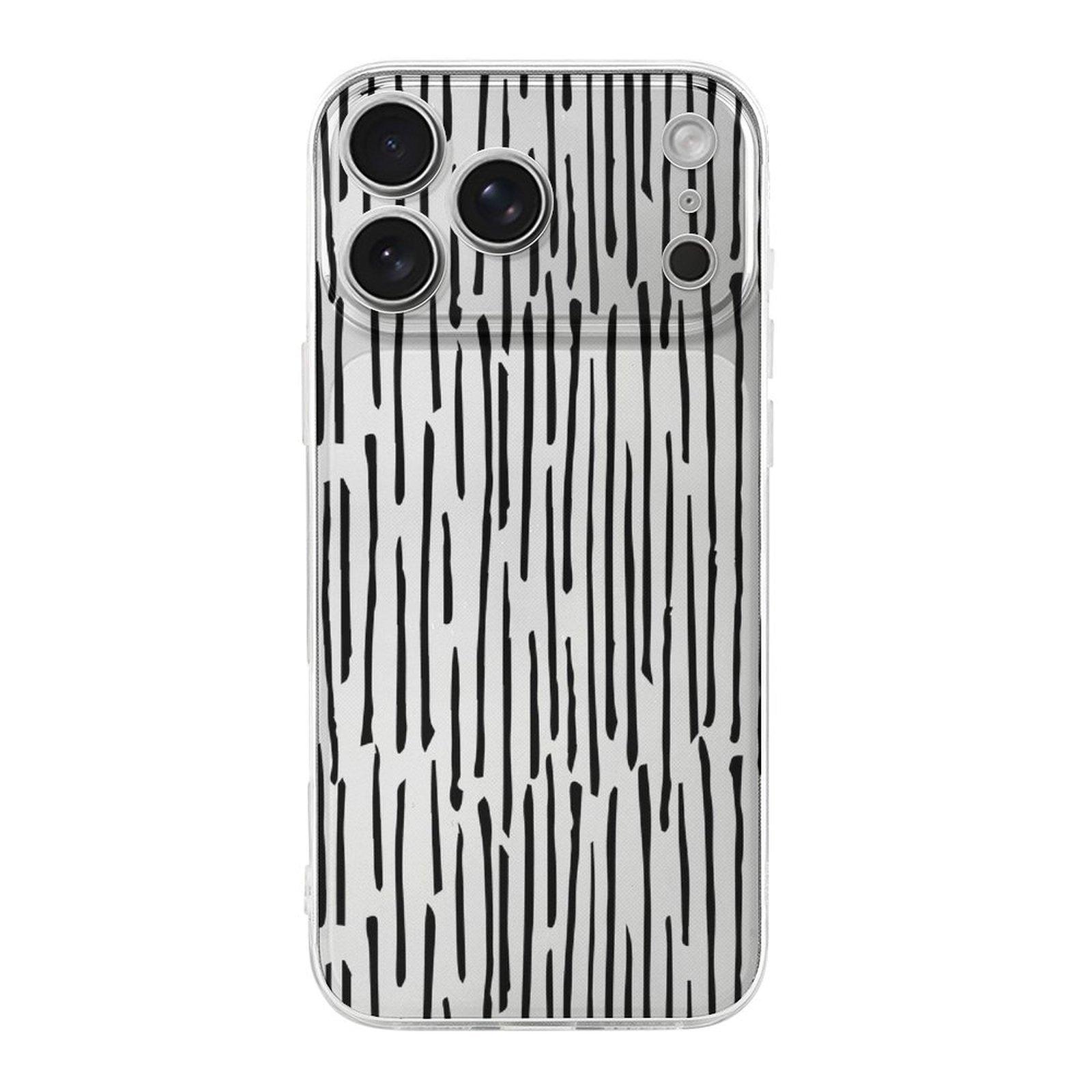 

1 Pack For iPhone 17 Series TPU Phone Case Protective Soft Clear Design, Daily Protection IPHONE-17ProMax білий