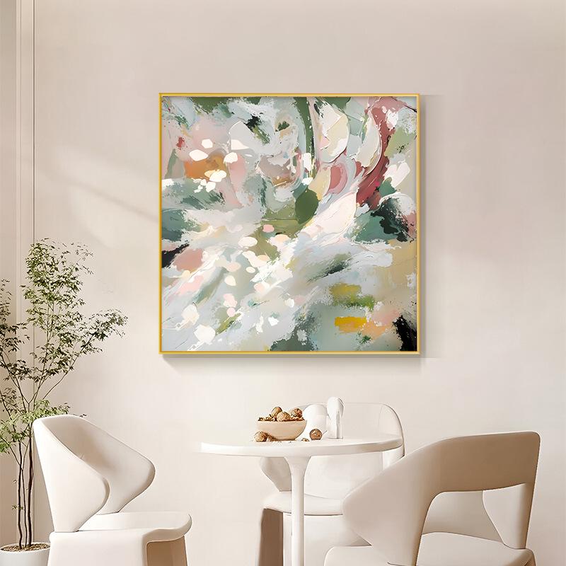 Modern Abstract Floral Wall Art for Living Room & Dining