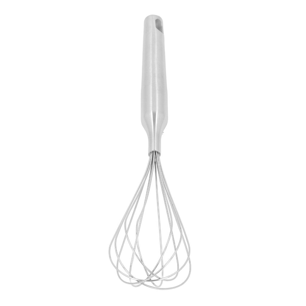 Eierschläger Mixer Silber Edelstahl Robust Bequemer Griff Handgedrückt Eierschläger für Heimküche