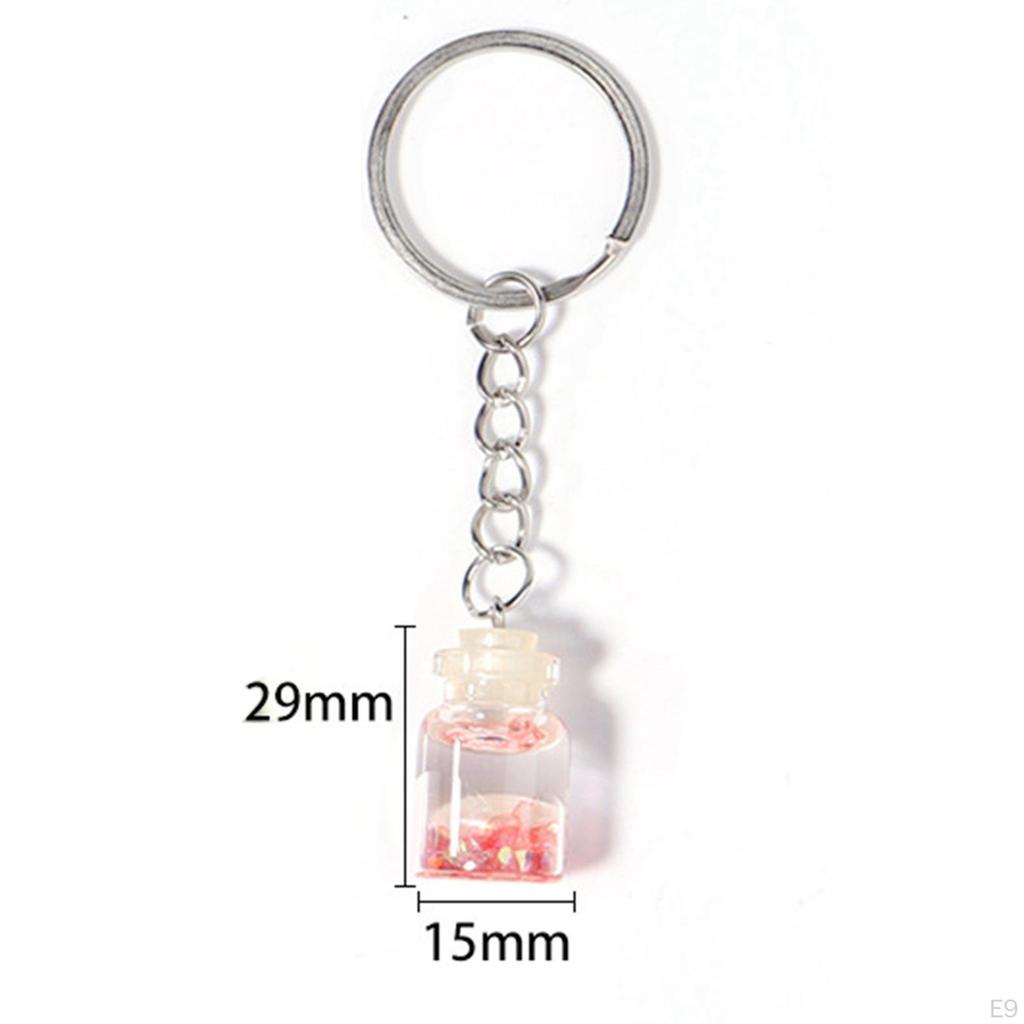 10 Key Chains Pendant Hanging Decorations Parts Connector Supplies Gifts Holder Rings Making Handbag