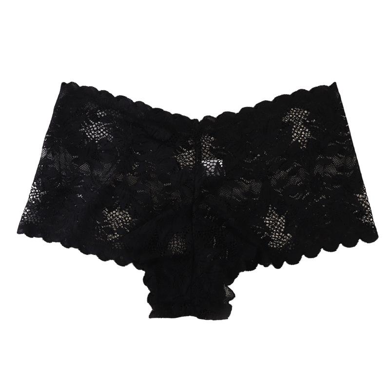 Women Lace Panties Lace Low Waist Transparent Underpants Comfortable Invisible Panties Sexy Breathable Ladies Briefs