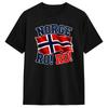 Norway Norge Ro Ro Men T Shirt Creative Tees Short Sleeve Round Collar T-Shirts Cotton New Arrival Tops