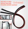 2X80cm B Type B Pillar Car Rubber Seal Strip Anti-Noise Dustproof 3M EPDM Rubber