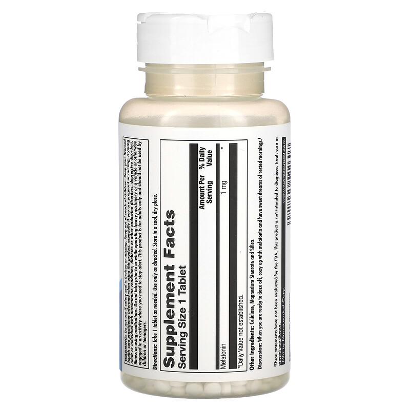 Melatonin, 1 Mg, 120 Tablets