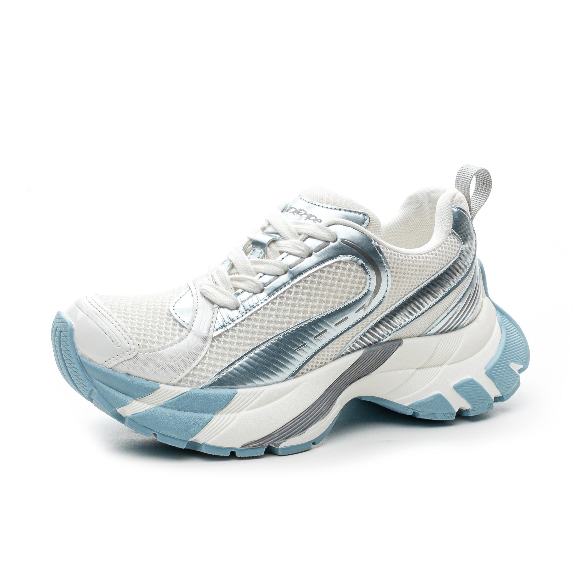 

Customized Paris couple 11XL platform dad shoes women s height increase versatile mesh sneakers retro fried street casual shoes 40 светло-синий