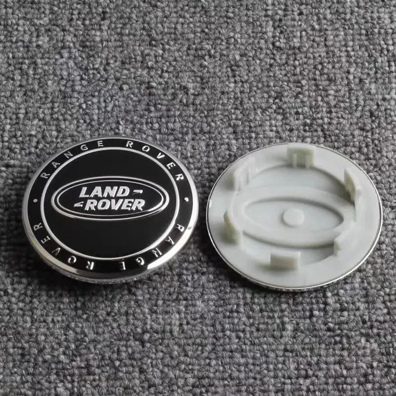 4pcs 62mm  Car Hub Center Cover Wheel Cap Logo Badge Emblem  Land Rover Discovery Range Rover Evoque Auto Accessories