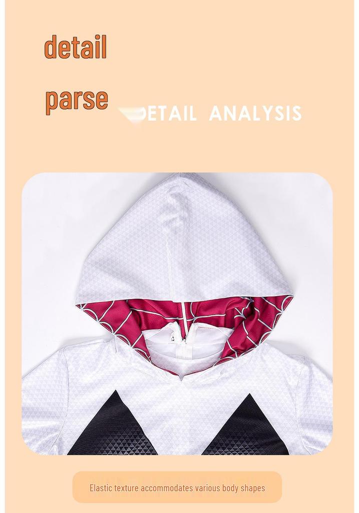 Spider-Gwen Costume Jumpsuit for All Ages