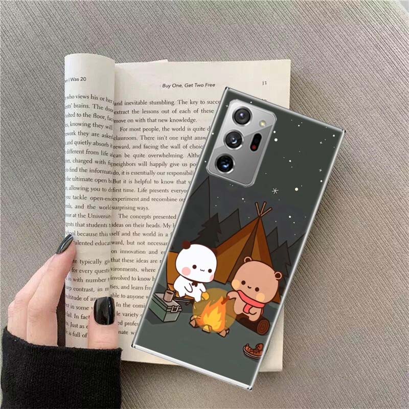 Cute BuBu DuDu Phone Case for Samsung A17 A37 A57 A07 A16 A26 A36 A56 A05S A15 A25 A35 A55 Galaxy A03 A13 A23 A33 A53 A50S A51 A