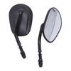 1 Paar Motorrad-Rückspiegel Seitenspiegel 8mm Gewinde Universell für Harley Davidson Road King Touring XL 883 Sportster