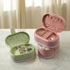 New Style Velvet Oval Shape Jewelry Organizer Double Layer with Tray Product Gift Packaging Box Low MOQ Ready To Ship