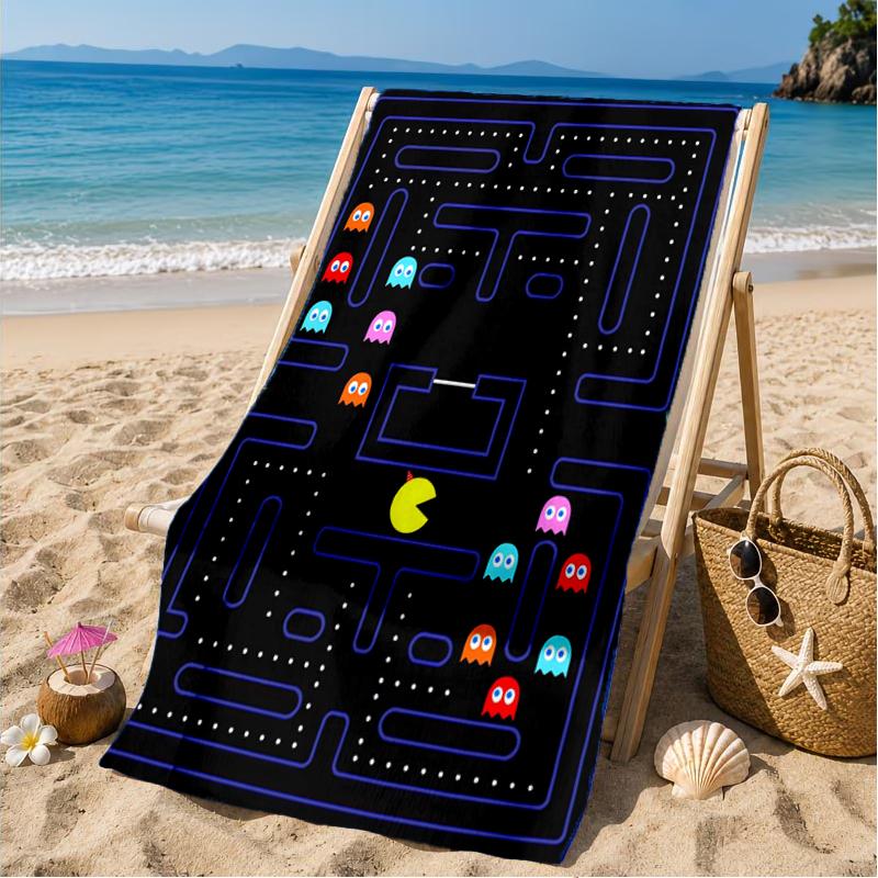 colorful game Adventure Beach Towel, Microfiber Beach Towel, Perfect For Pool, Beach, Travel, Home Decor Beach Party Fan gifts