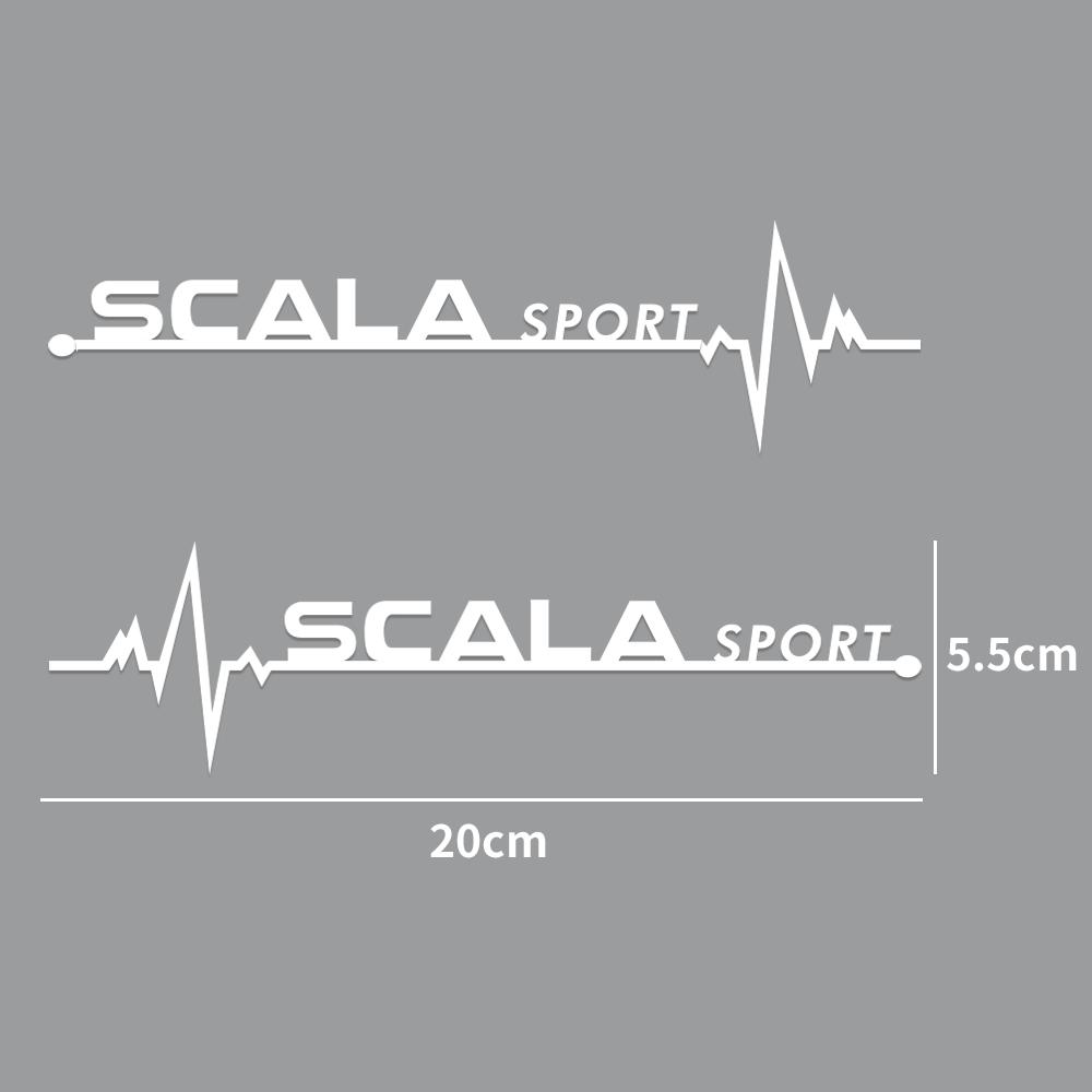 2pcs Car Body Window Vinyl Sticker Decor Accessories Auto Styling For Skoda Octavia Superb Scala Rapid Kamiq Fabia Kodiaq S VII kybf34