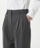 MUSINSA STANDARD WOMAN Women'S Lightweight High-Waisted Wide Hidden Banding Slacks [Medium Gray]